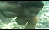 Bitch With BIg Floppy Tits Swimming In Ocean